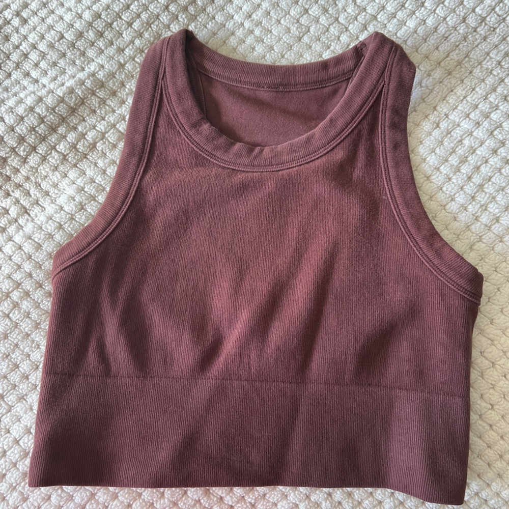 ALO brown Tank Top - Picture 2 of 3